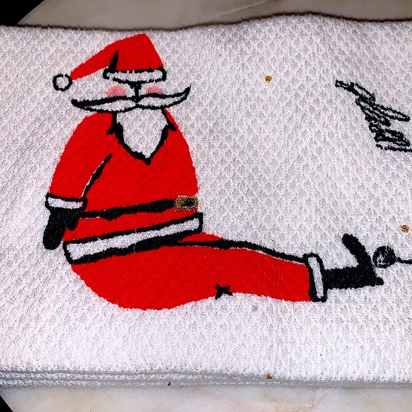 KATE SPADE NEW YORKK KITCHEN TOWELS RAISE A GLASS SET OF 2 NEW COTTON - Picture 4 of 7